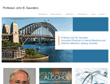Tablet Screenshot of jbsaunders.net